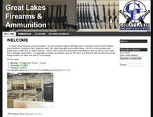 Tablet Screenshot of greatlakesfirearmsandammo.com